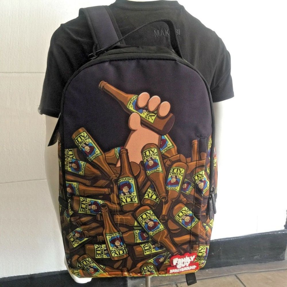 Men's Fashion Black | Amber Bottles Bag